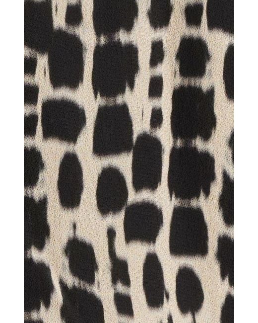 Rails Black Indi Shibori Spot Peasant Top