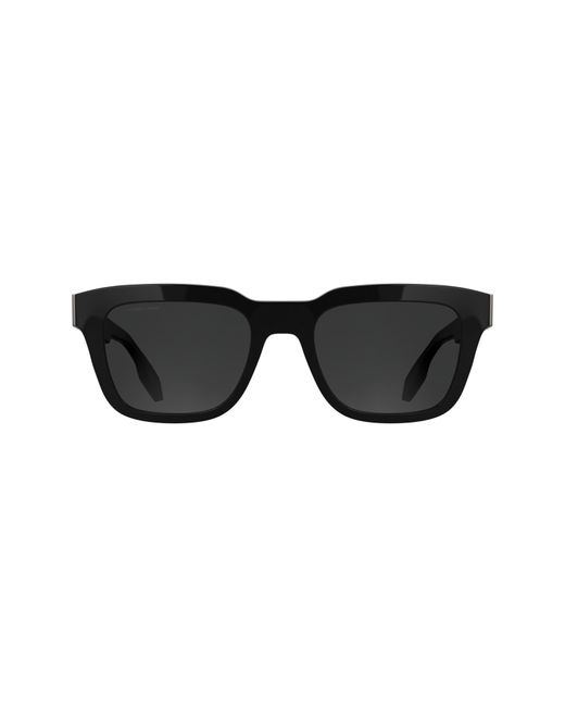 Canada Goose Black 52Mm Rectangular Sunglasses