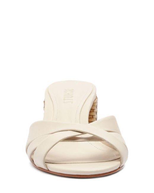 SCHUTZ SHOES Metallic Keefa Slide Sandal