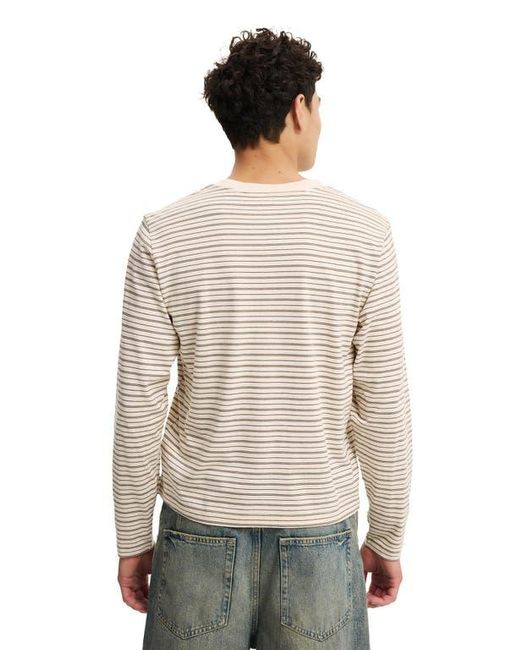 Cotton On White Cropped Fit Long Sleeve for men