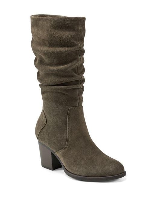 Earth Green Vine Slouch Boot