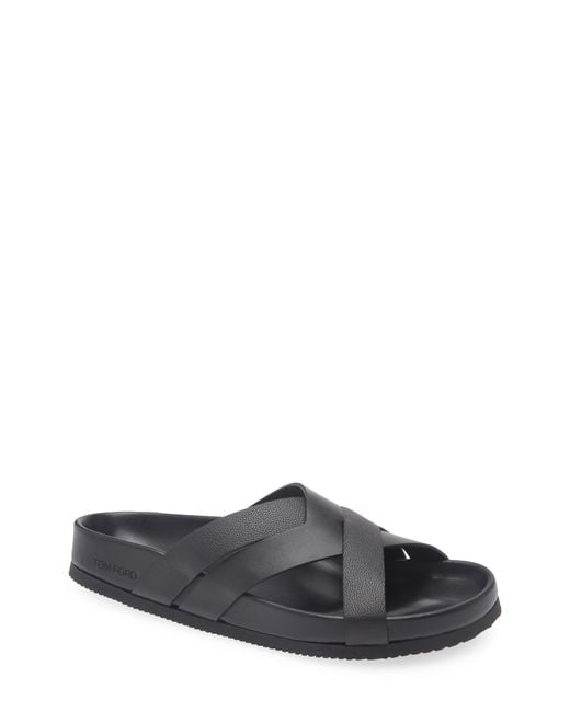 Tom Ford Gray Slide Sandal for men