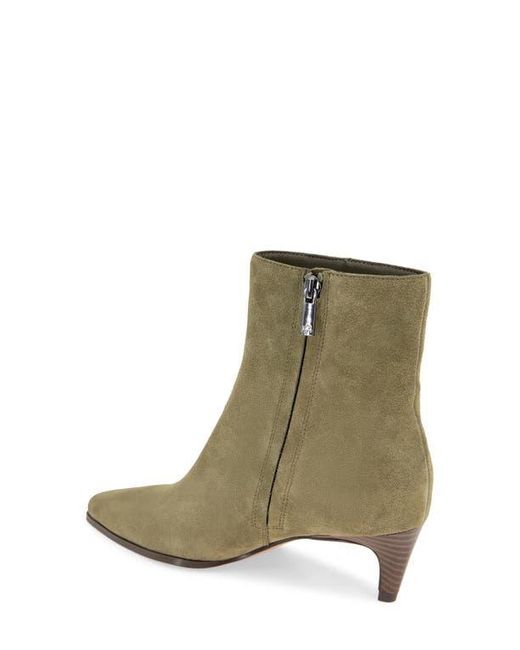 Splendid Green Jennifer Side Zip Ankle Bootie