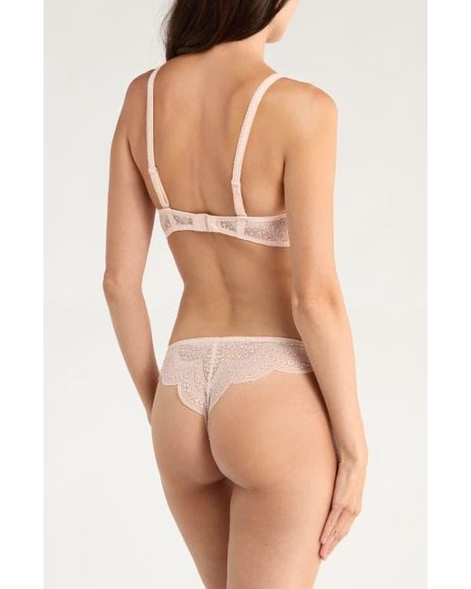Simone Perele White Karma Triangle Bralette