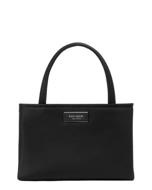 Kate Spade Black Mini Sam Icon Nylon Tote
