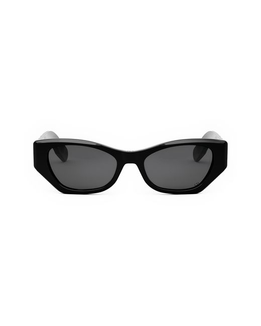 Dior Black Lady 95.22 B1i 53mm Butterfly Sunglasses