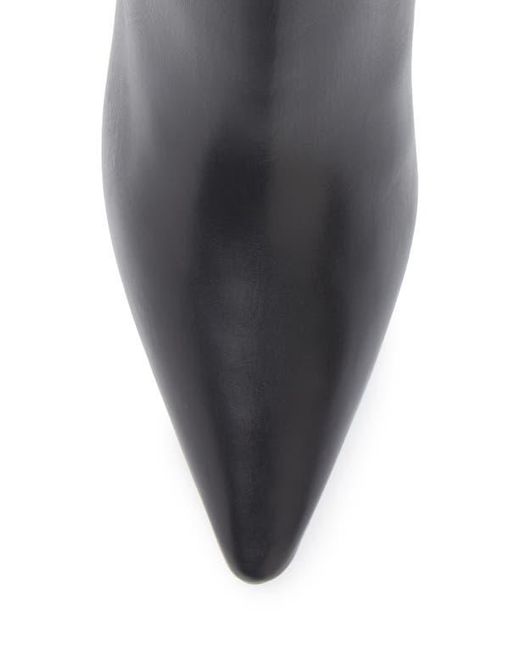 Prada Black Pointed Toe Kitten Heel Bootie