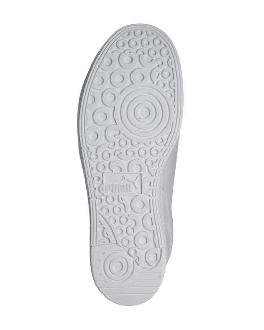 PUMA White Palermo Elevata Platform Sneaker