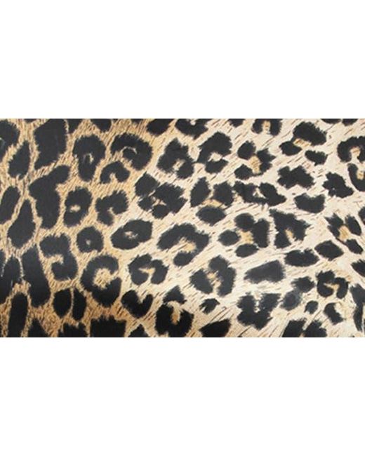 AllSaints Multicolor Marti Leppo Leopard Print Mixed Media Top