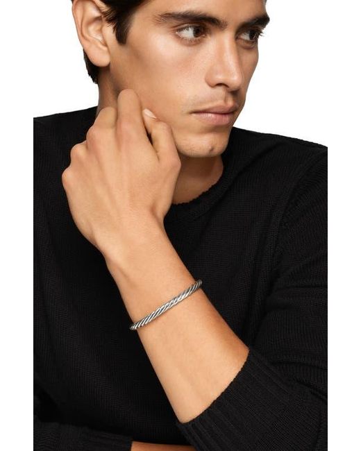 David Yurman Metallic Cable Cuff Bracelet
