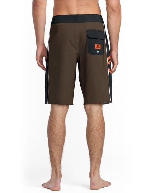 Billabong Gray Spec 73 D Bah Pro Board Shorts for men