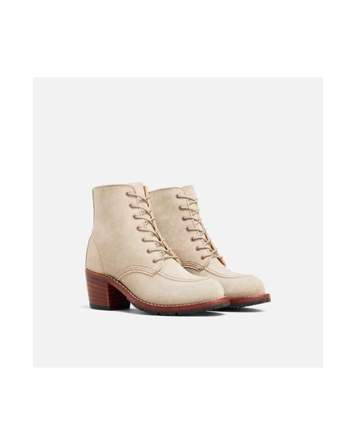 Red Wing Natural Clara Roughout Leather Boot