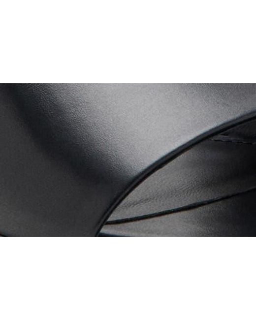 Mango Black Slide Sandal