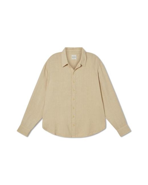 VIR VITA Natural Cecile Oversized Linen Shirt