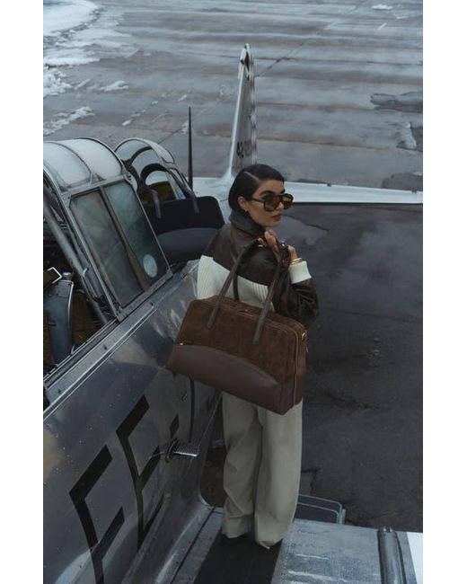 BY BANOO Brown 24 Hour Suitcase