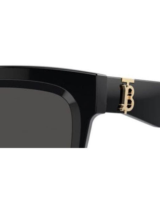 Burberry Black 54mm Square Sunglasses