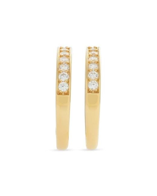 Nordstrom Metallic Set Of 2 Cubic Zirconia Rings