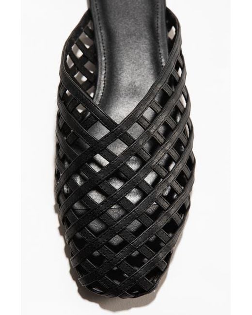 H&M Black Interwoven Mules