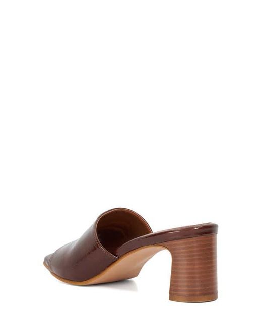 Dune Brown Jule Slide Sandal