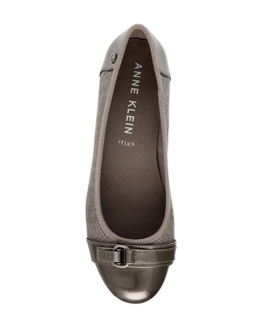 Anne Klein Gray Akable Flat