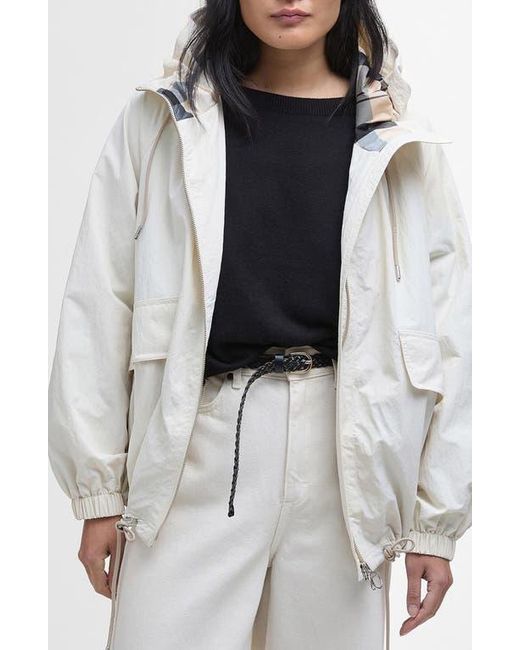Barbour Gray Orson Showerproof Hooded Jacket
