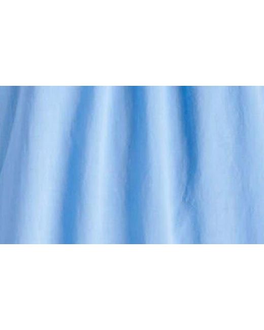 Steve Madden Blue Oceane Tiered Cotton Maxi Sundress