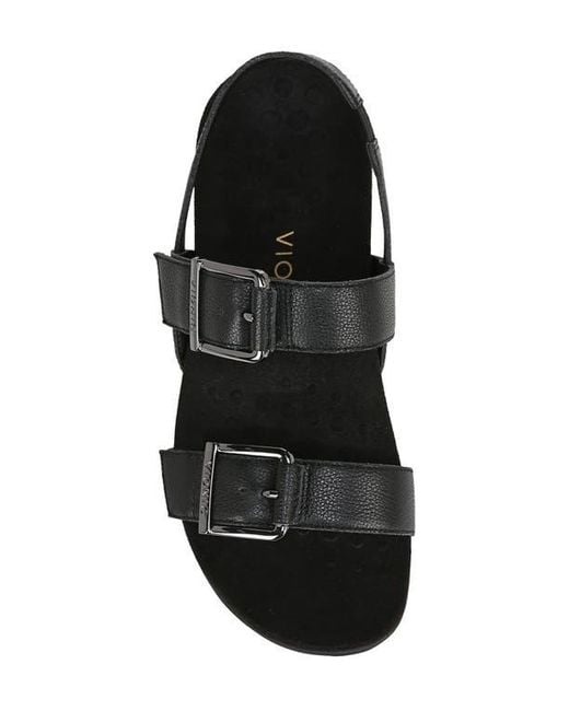 Vionic Black Reese Slingback Sandal