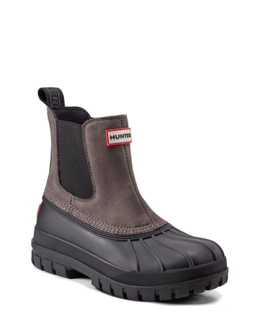 Hunter Brown Suffolk Waterproof Insulated Boot for men