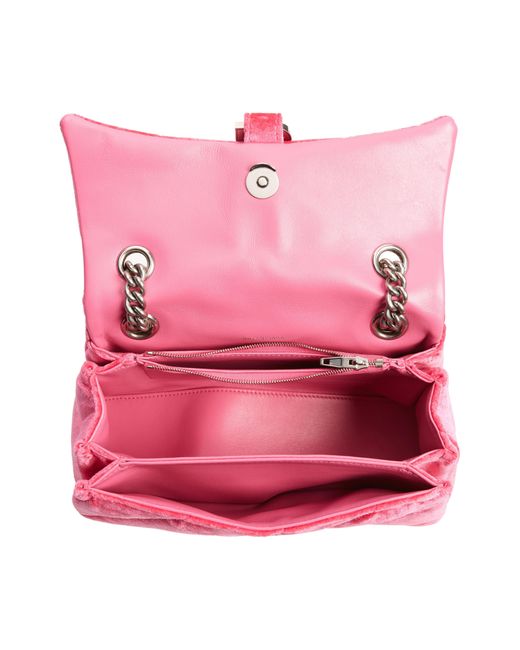 Balenciaga Small Crush Quilted Velvet Crossbody Bag in Red Lyst