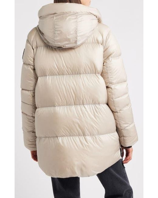 Canada Goose Natural Cypress Water Repellent Packable 750 Fill Power Down Puffer Jacket