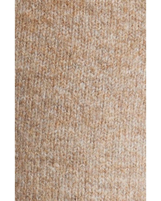 Vince Camuto Natural Fair Isle Crewneck Sweater