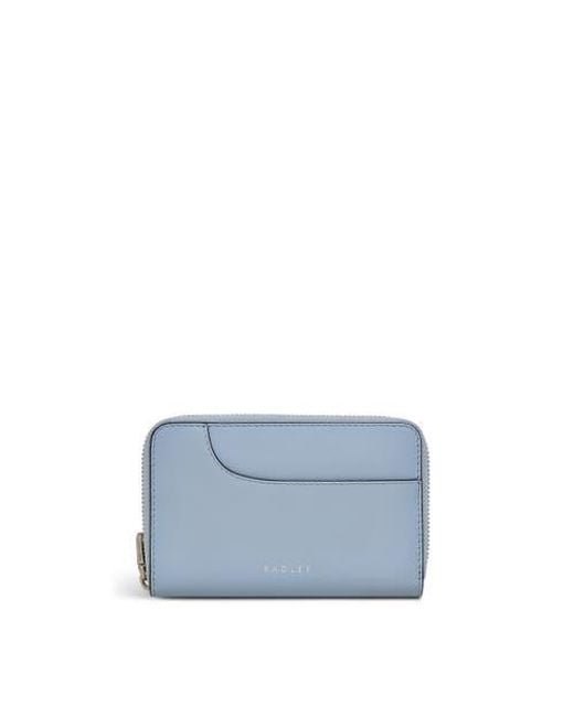 Radley Blue Pockets Zip Around Wallet