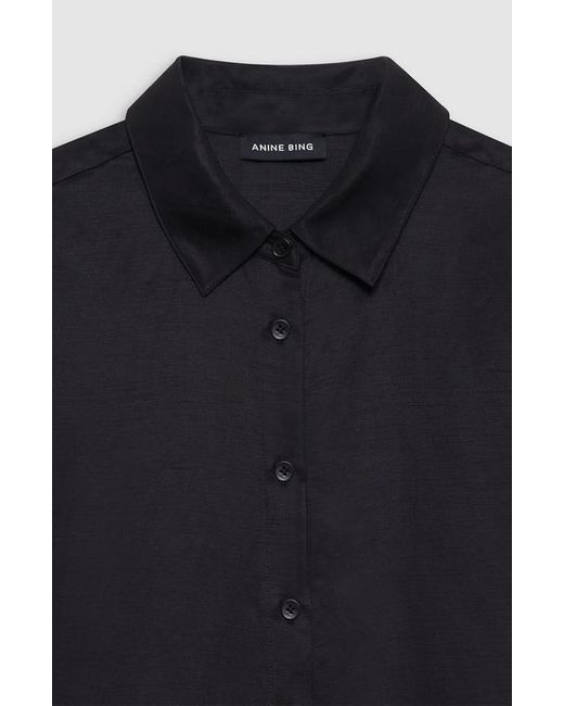Anine Bing Black Coco Shirt