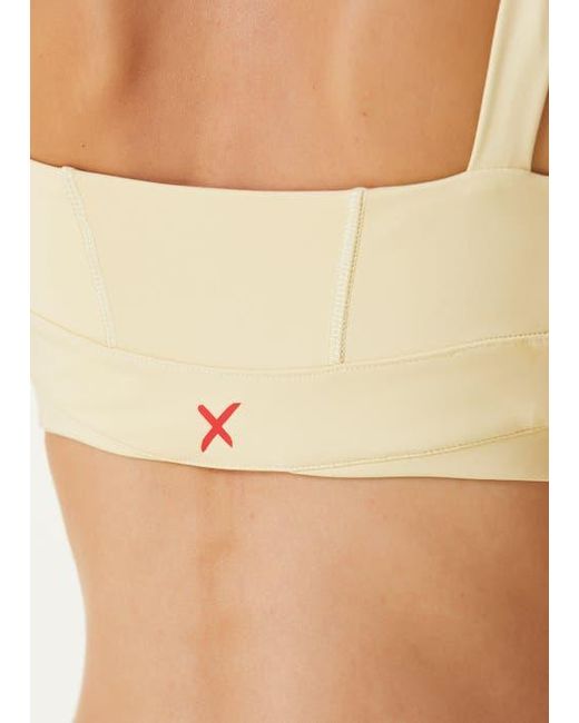 Pcfg White Bra With Stitch Detail