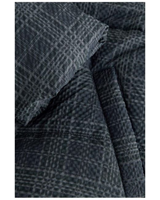 Next Blue Check Puffer Jacket