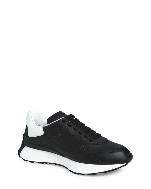 McQueen Black Sprint Runner Sneaker for men