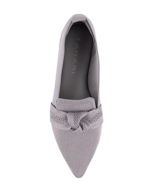 Tahari Purple Venice Flat