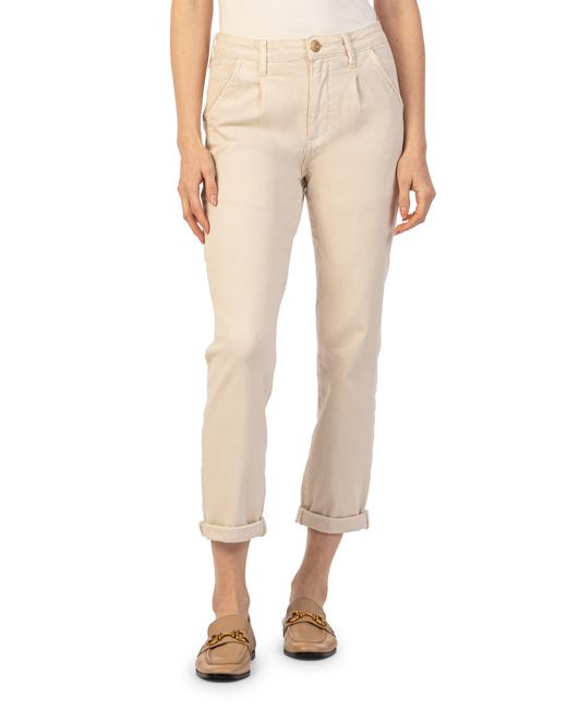 Kut From The Kloth Natural Rachael Pleated High Waist Mom Pants