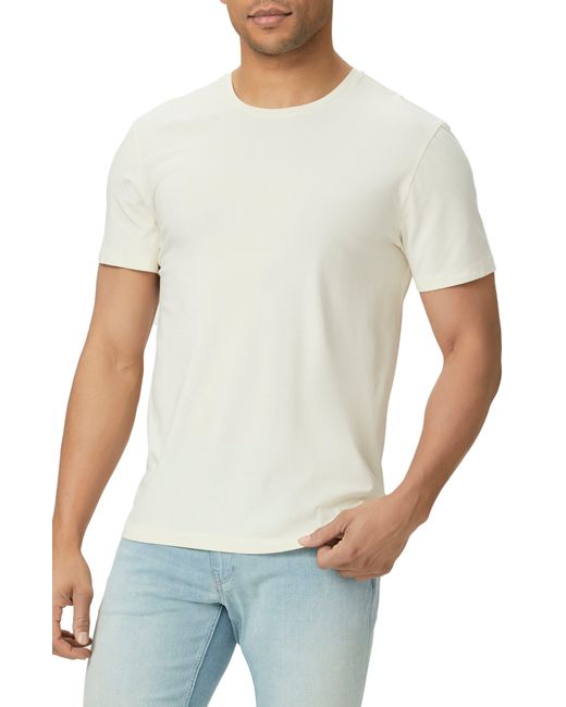 PAIGE White Cash Crewneck T-shirt for men