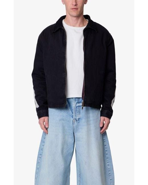 MNML Blue Skeleton Work Jacket for men