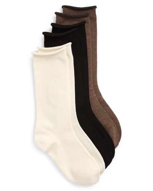 Nordstrom Black Assorted 3-Pack Socks