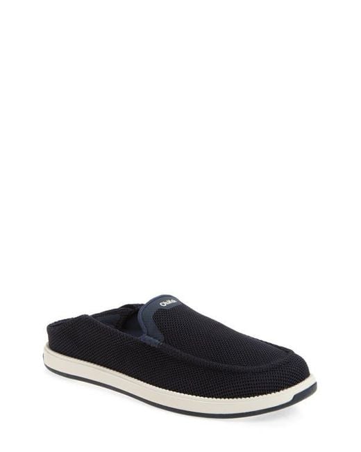 Olukai Blue Kākaha Mesh Convertible Loafer for men
