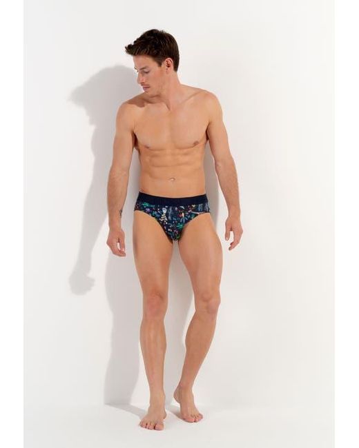 Hom Blue Cactée Mini Briefs for men
