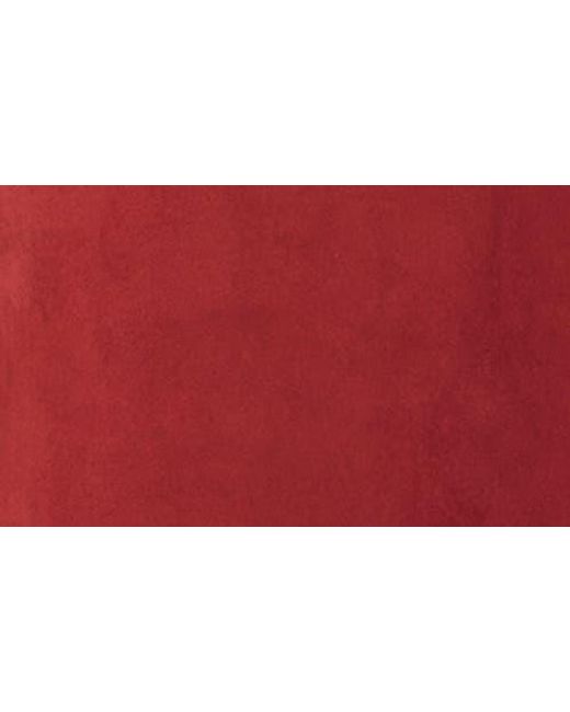 Vince Camuto Red Faux Suede A-Line Skirt