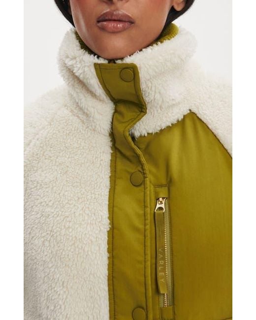 Varley Green Glover Packable Reversible Jacket
