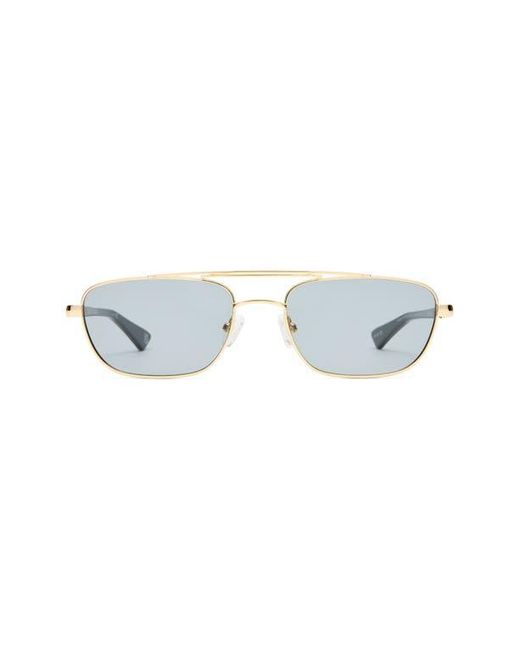 Le Specs Blue Le Mimi 57Mm Aviator Sunglasses
