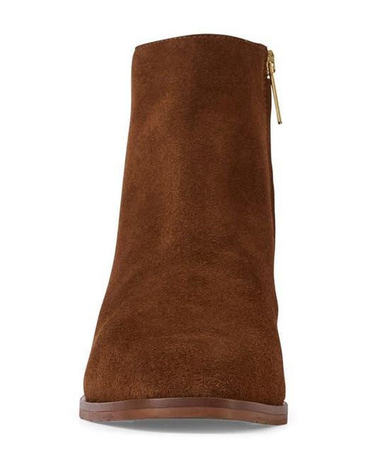 Aquatalia Brown Reeta Luxe Suede Bootie