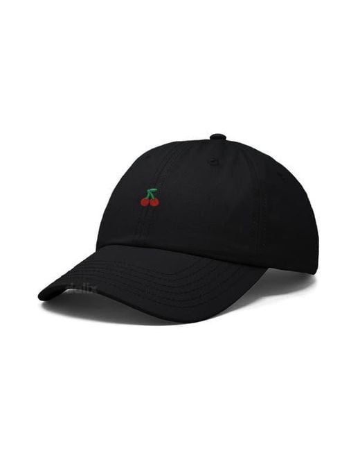 Alix Black Lil Cherry Dad Cap