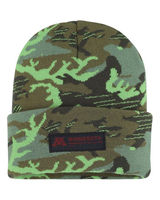 Nike Green Minnesota Golden Gophers Veterans Day Cuffed Knit Hat At Nordstrom for men