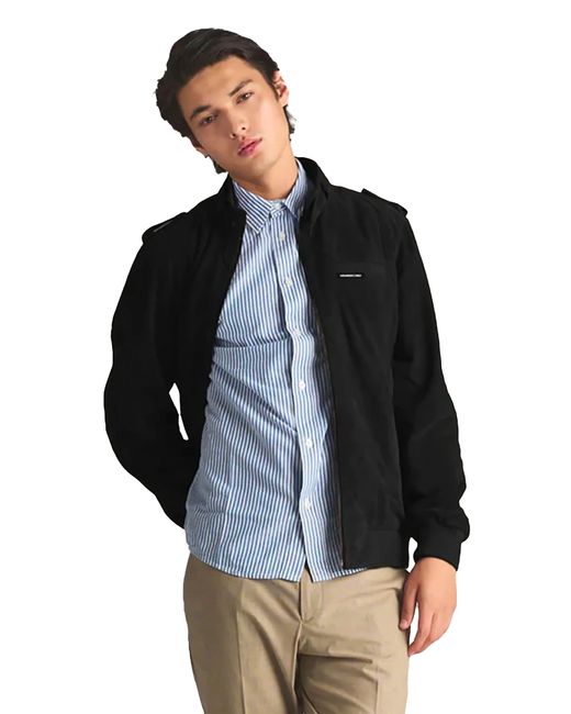 Members Only Black Soft Suede Iconic Jacket for men